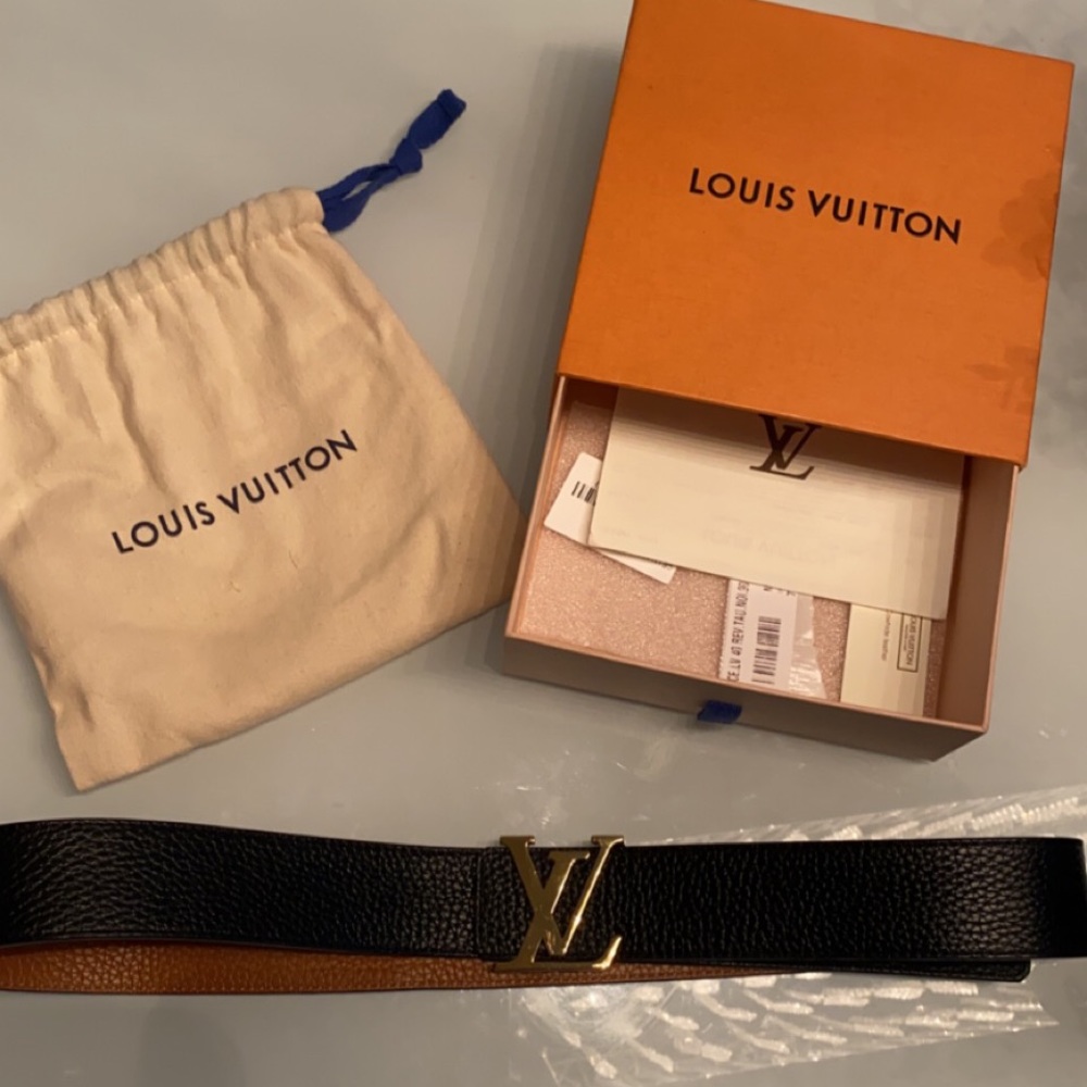 Authentic Men’s Reversible Louis Vuitton Belt